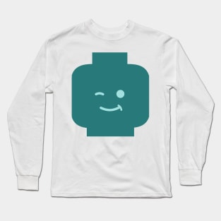 Minifig Winking Head Long Sleeve T-Shirt